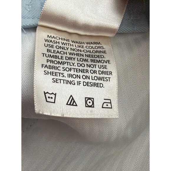 Haggar Men’s Lightweight Blue Pleated Front Shorts Size 38 - Picture 7 of 9